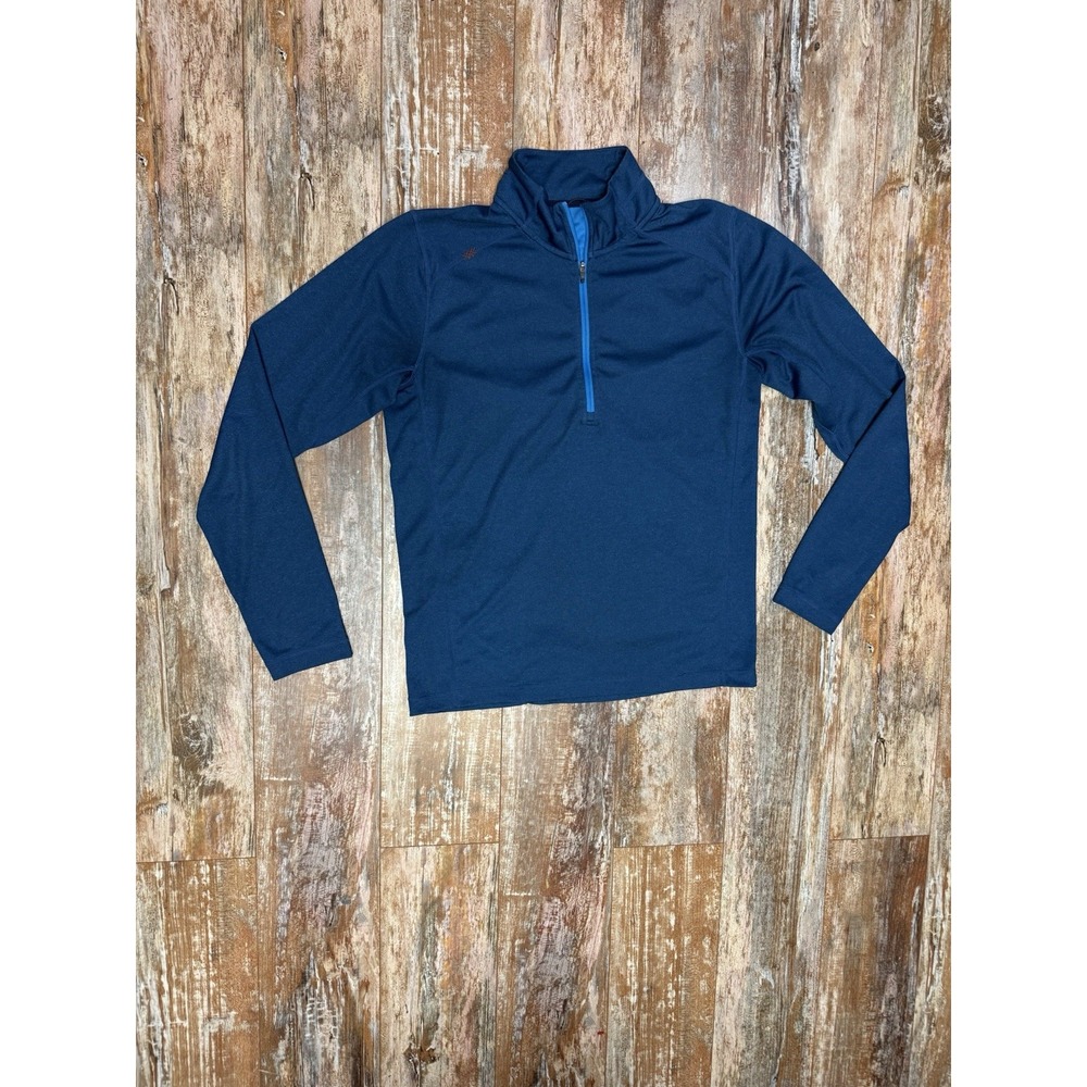 Mens Rhone Performance Pullover 1/4 Zip Blue Size Medium *No Tag See Info*